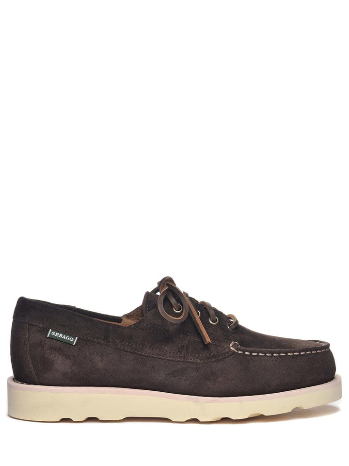 Sebago Scarpa Uomo Askookfield Suede 73111kw Marrone