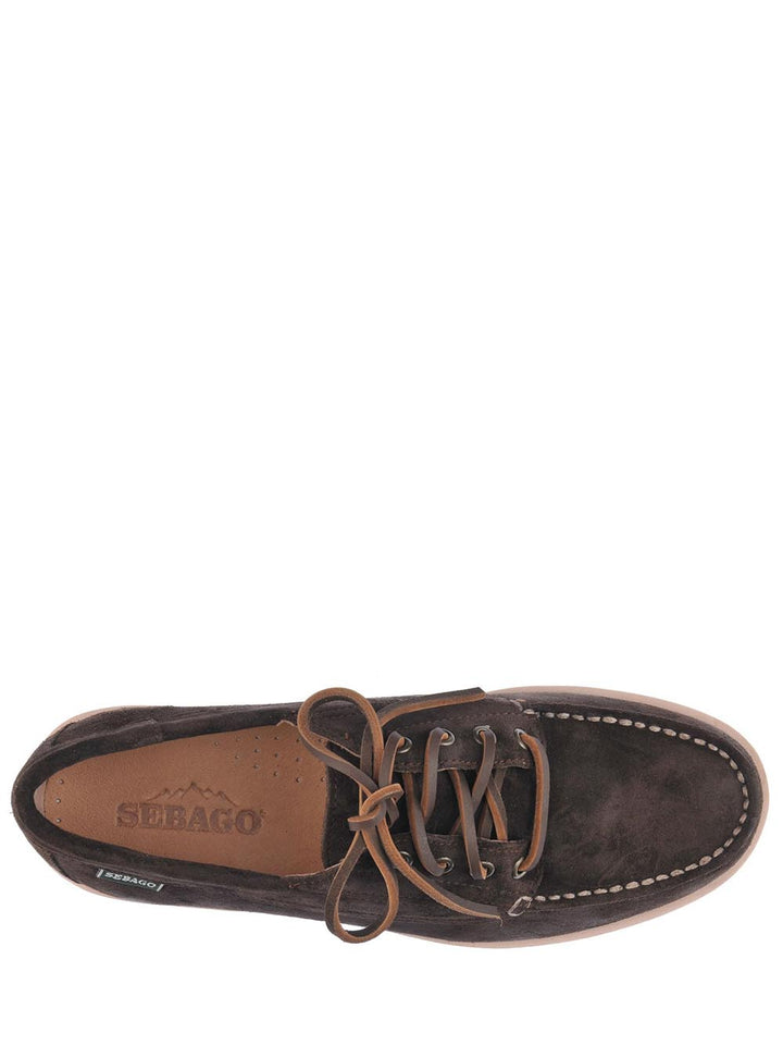 Sebago Scarpa Uomo Askookfield Suede 73111kw Marrone