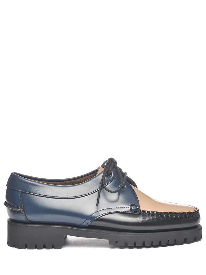 Sebago Mocassini Donna James Lug Woman Blu/nero/beige