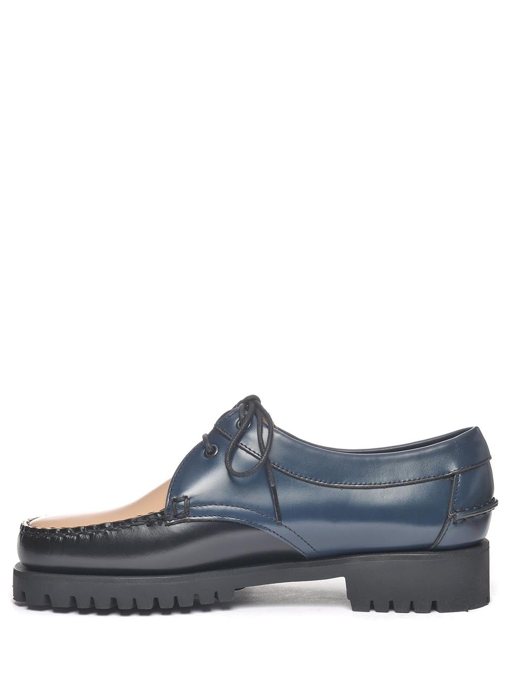 Sebago Mocassini Donna James Lug Woman Blu/nero/beige