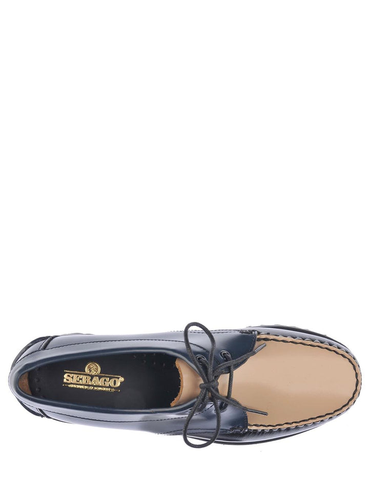 Sebago Mocassini Donna James Lug Woman Blu/nero/beige