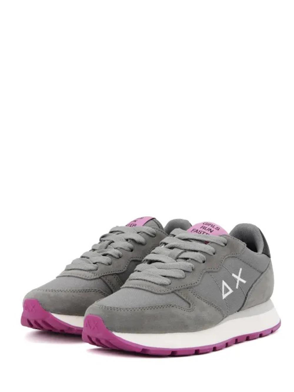 SUN68 Sneaker Donna Z44201 Ally Solid Nylon Grigio