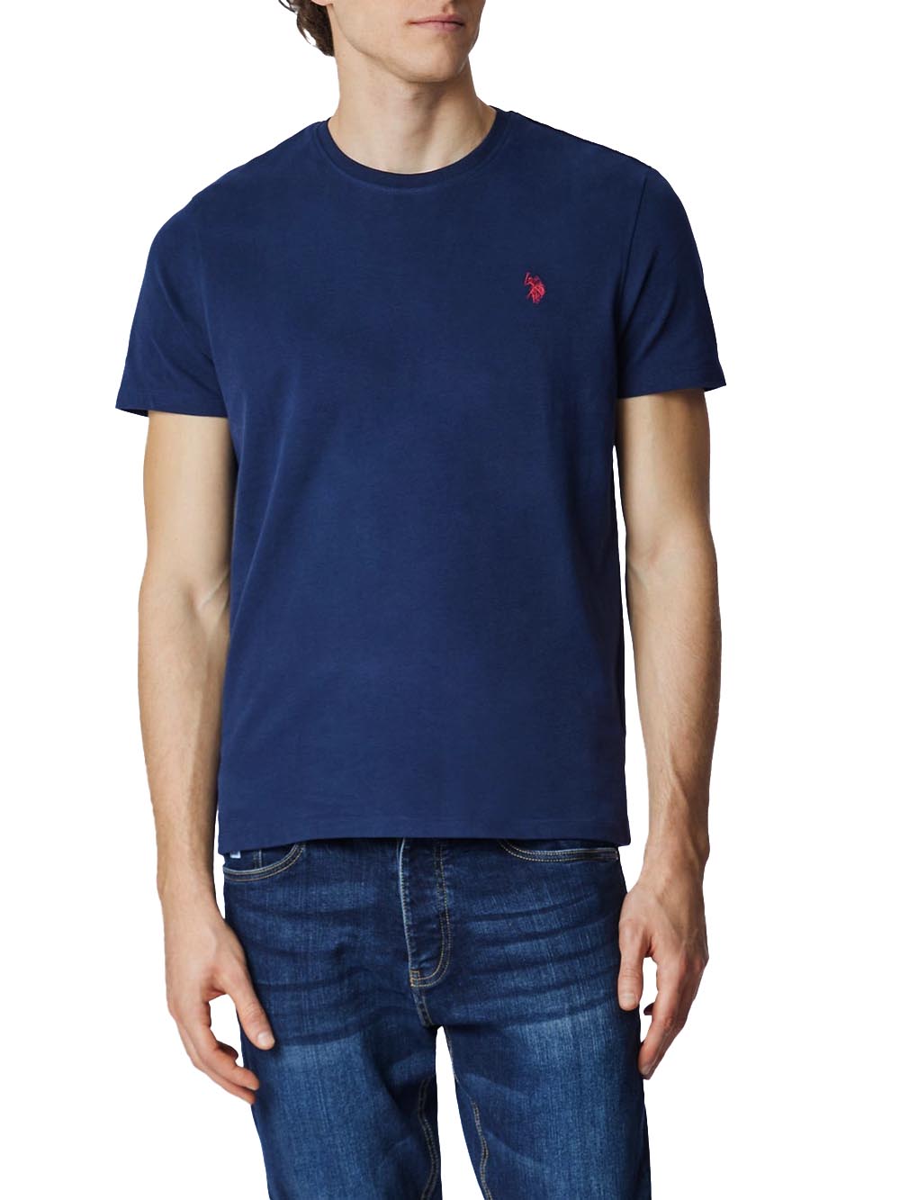 U.S. Polo Assn. T-shirt Uomo Mick Us40154003 0000398 Blu