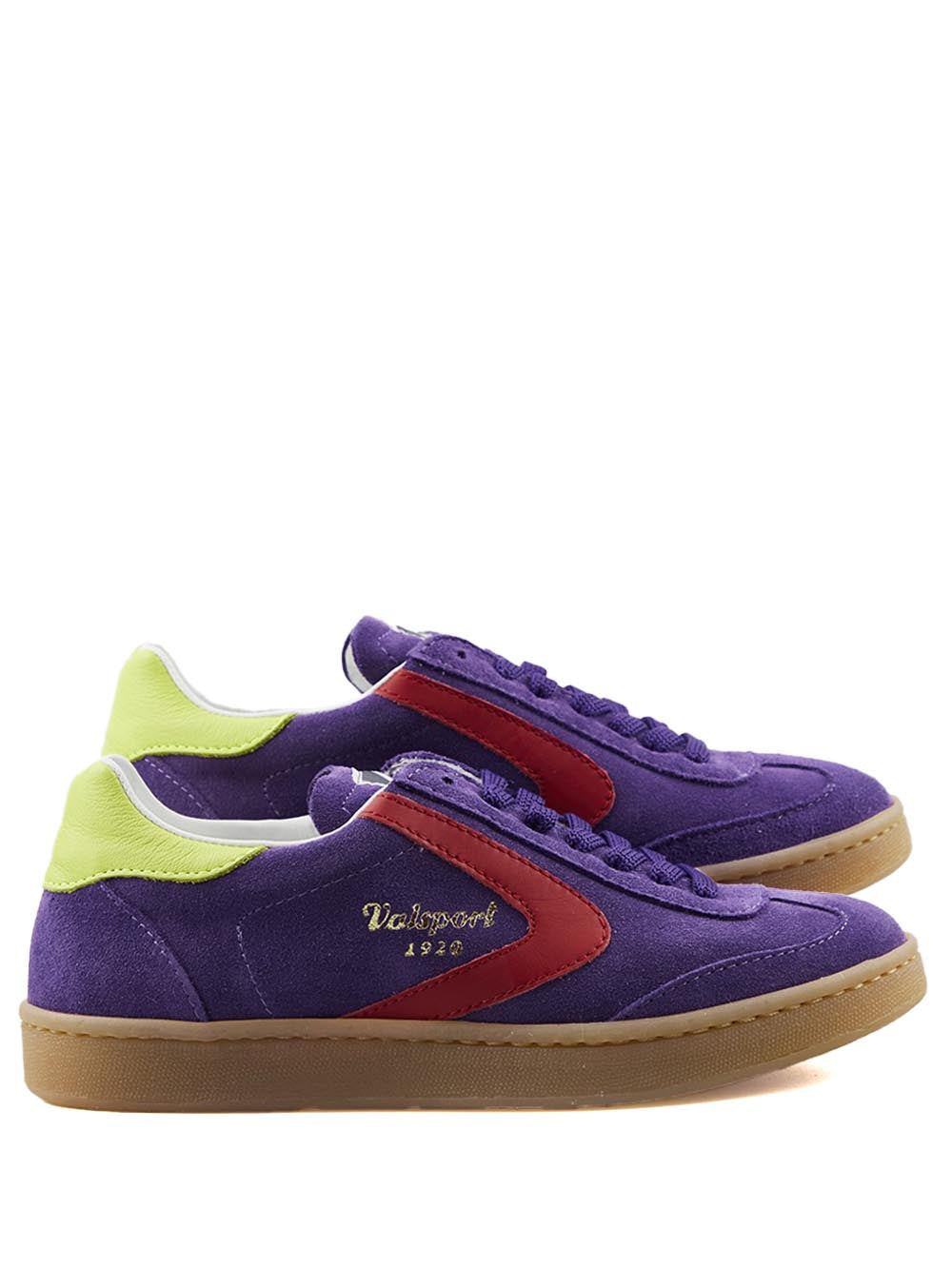 Valsport Sneaker Donna Olimpia Suede Vo2543w Viola/bordeaux/giallo