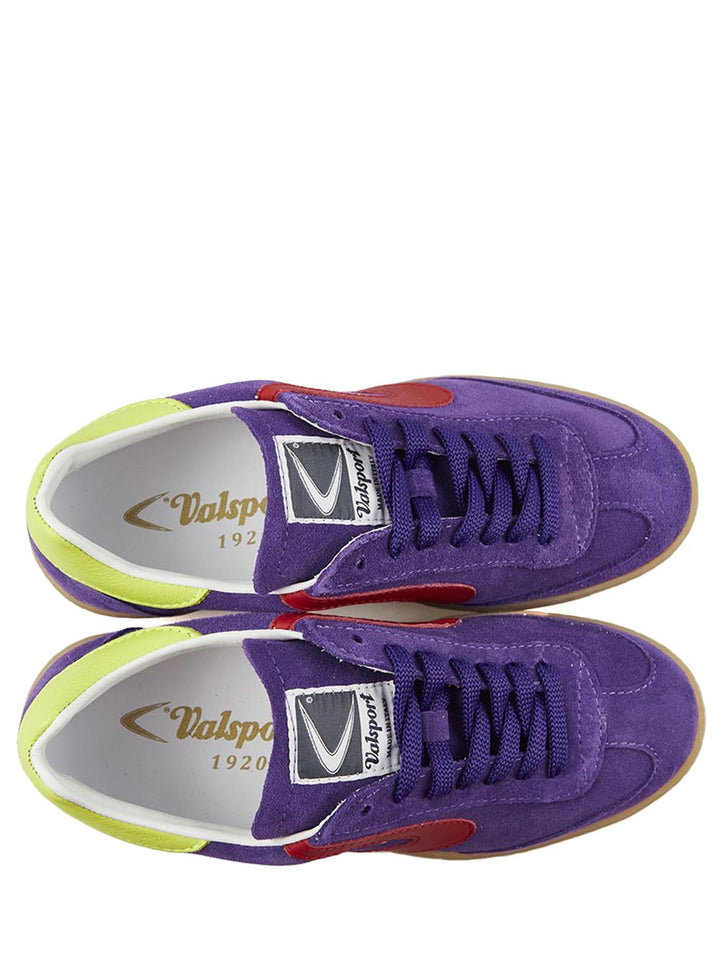 Valsport Sneaker Donna Olimpia Suede Vo2543w Viola/bordeaux/giallo