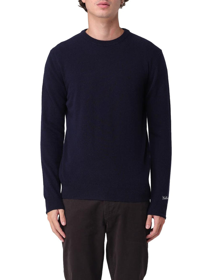 Woolrich Pullover Uomo Cfwokn0278mruf0469 Blu