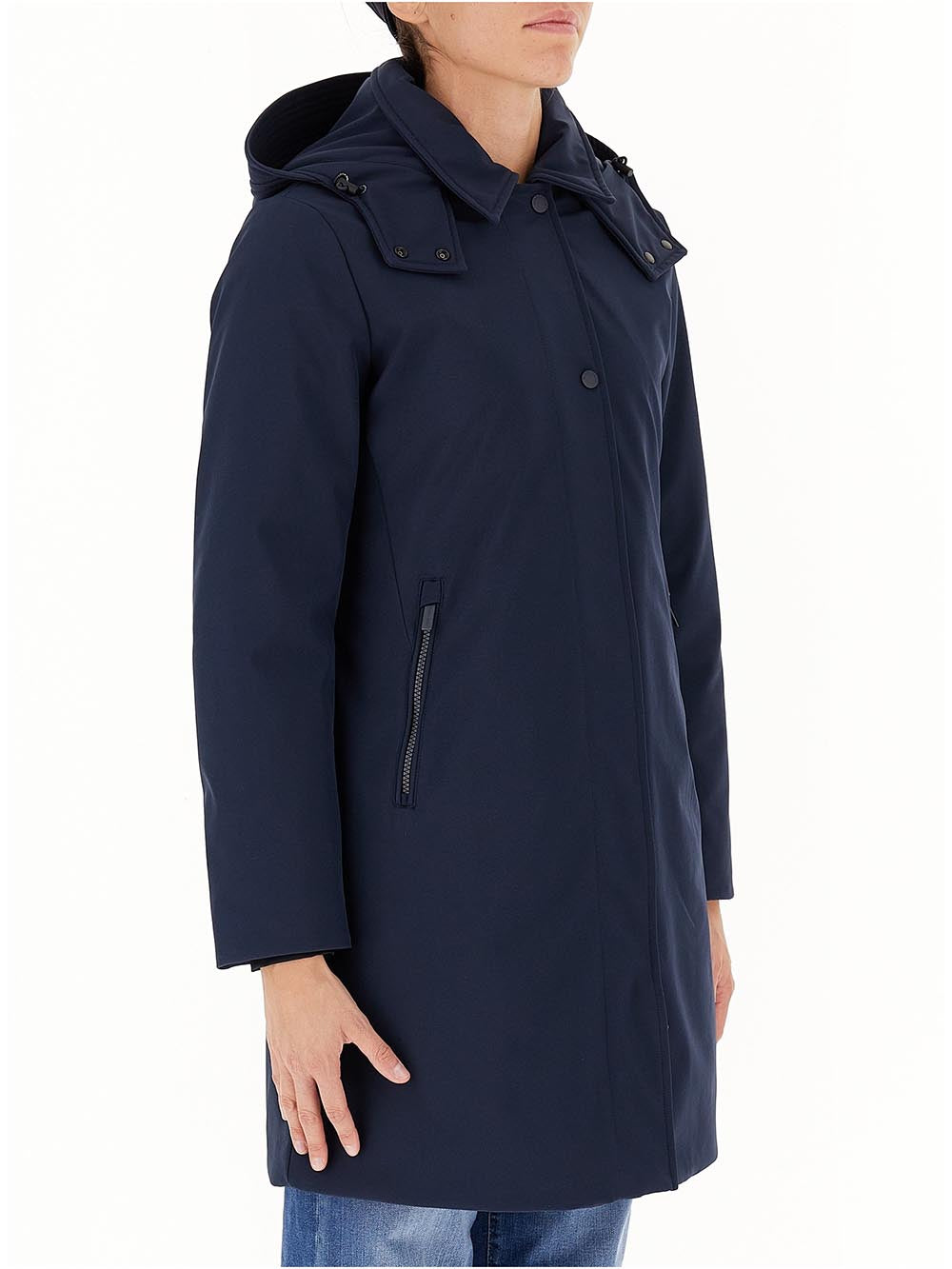 Woolrich Giubbino Donna Cfwwou0890frut3496 Blu