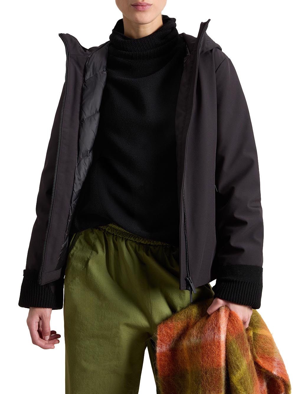 Woolrich Giubbino Donna Cfwwou1016frut3496 Nero