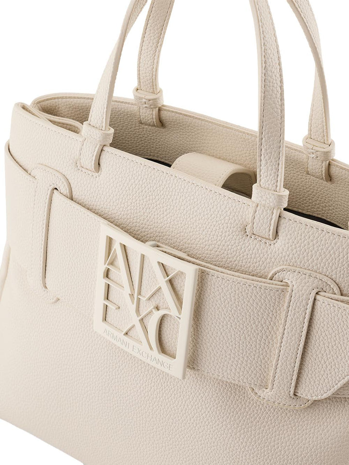 Armani Exchange Borsa a Mano Donna Xw000285 Af11902 Bianco
