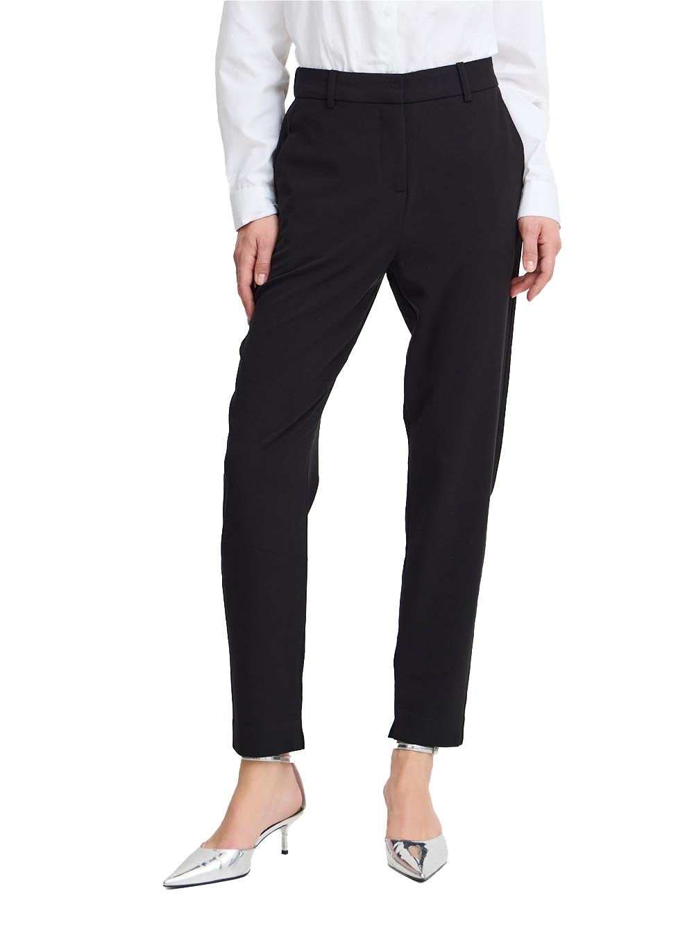 B-young Pantalone Donna Danta Pants Crop 20803141 Black