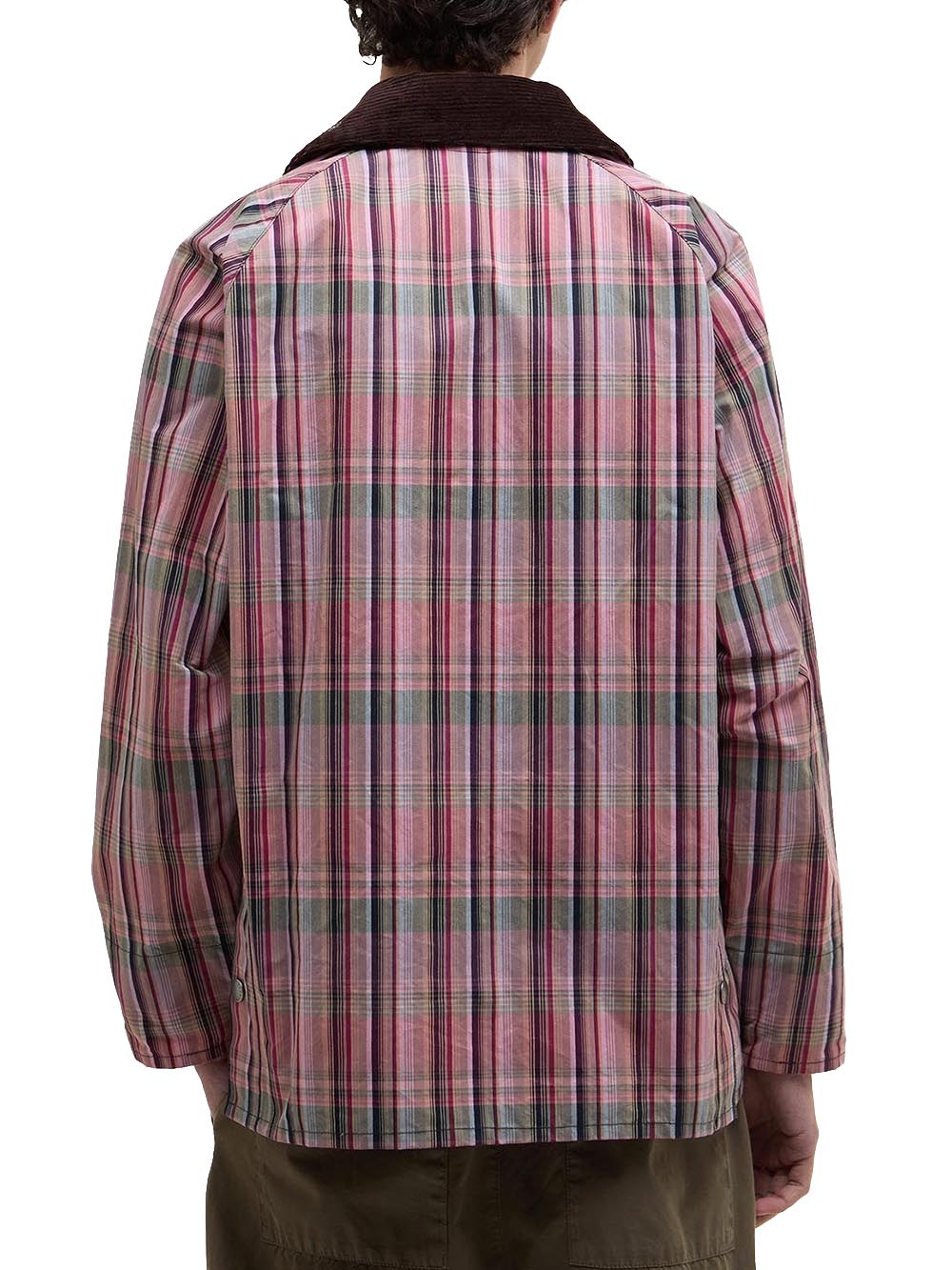 Barbour Giubbino Uomo Mca1056pi51 Bedale Madras Madras pink