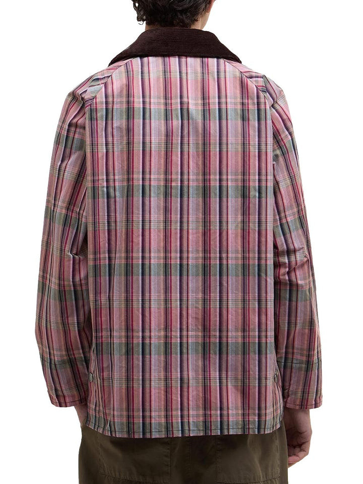 Barbour Giubbino Uomo Mca1056pi51 Bedale Madras Madras pink