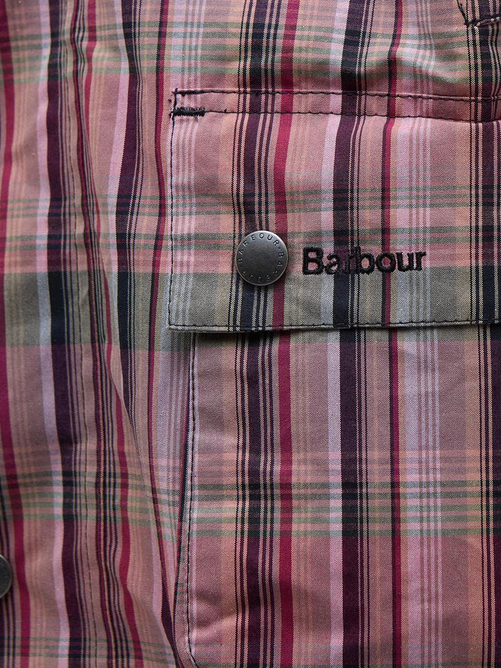 Barbour Giubbino Uomo Mca1056pi51 Bedale Madras Madras pink