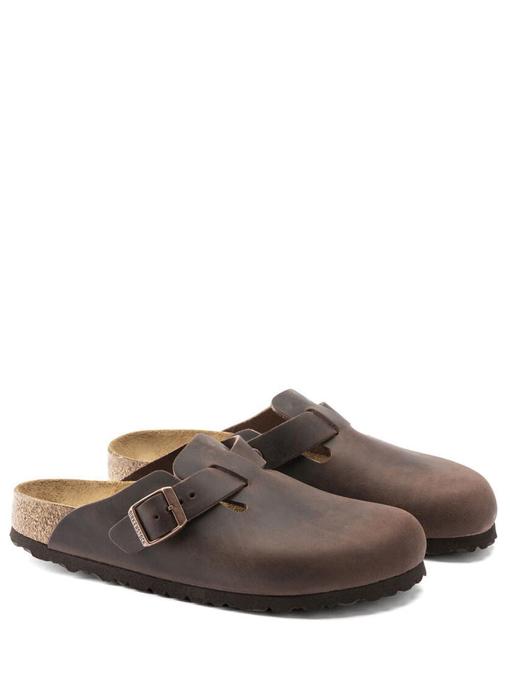 Birkenstock Sabot Unisex Boston Bs 0860133 Marrone