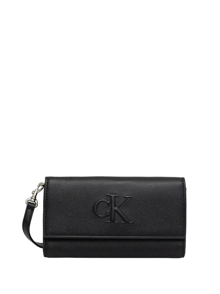 Calvin Klein Borsa a Tracolla Donna Lv04k1006g Nero