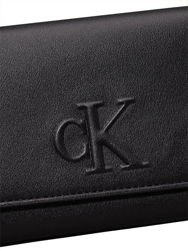 Calvin Klein Portafoglio Donna Lv04k1078g Nero