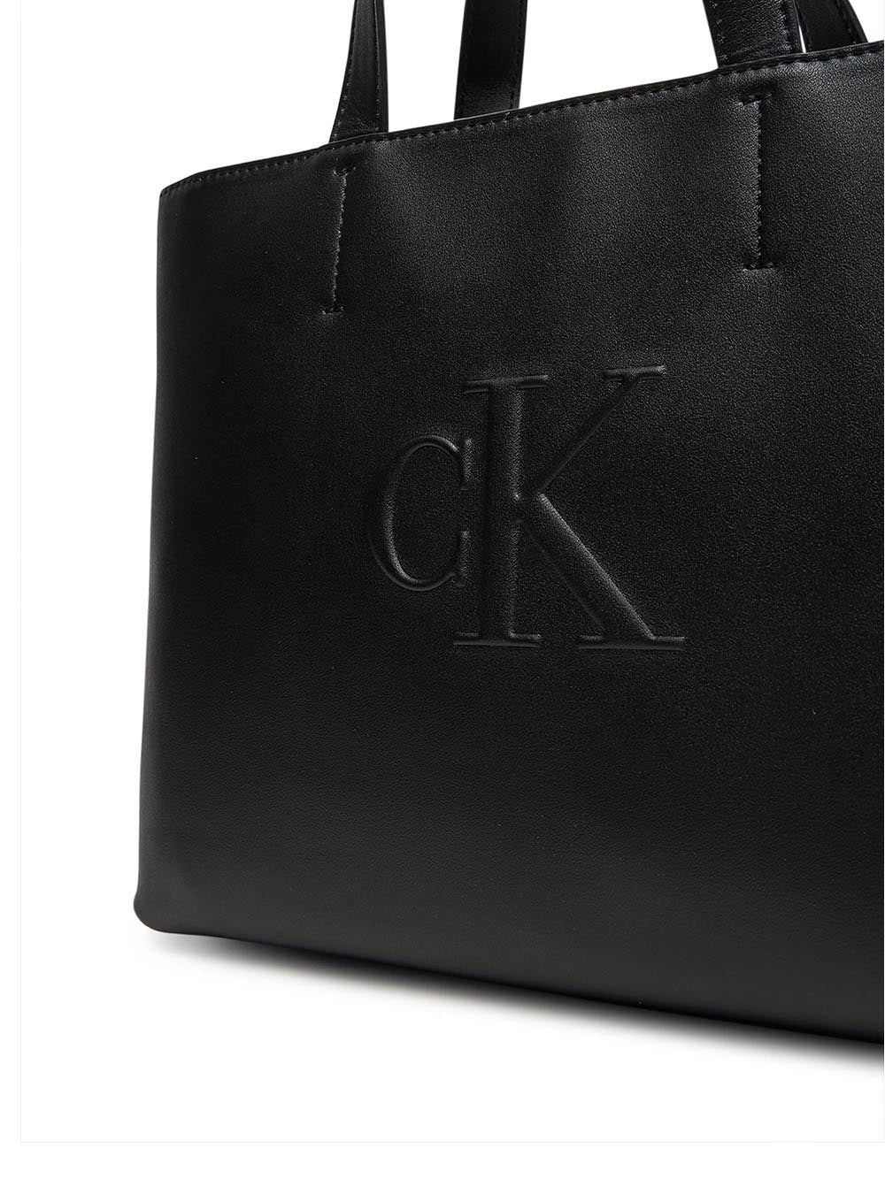 Calvin Klein Borsa a Mano Donna Lv04k3111g Nero