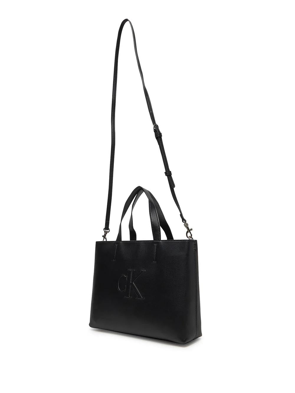 Calvin Klein Borsa a Mano Donna Lv04k3111g Nero