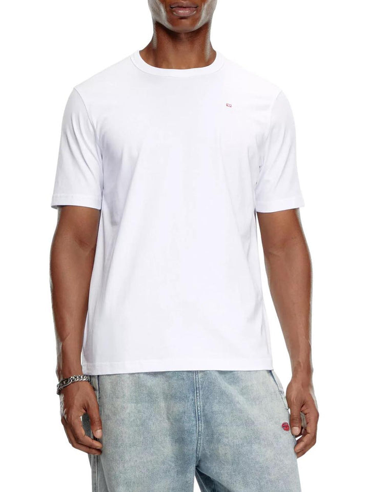 Diesel T-shirt Uomo T-AdjusT-Microdiv A14931 Bianco