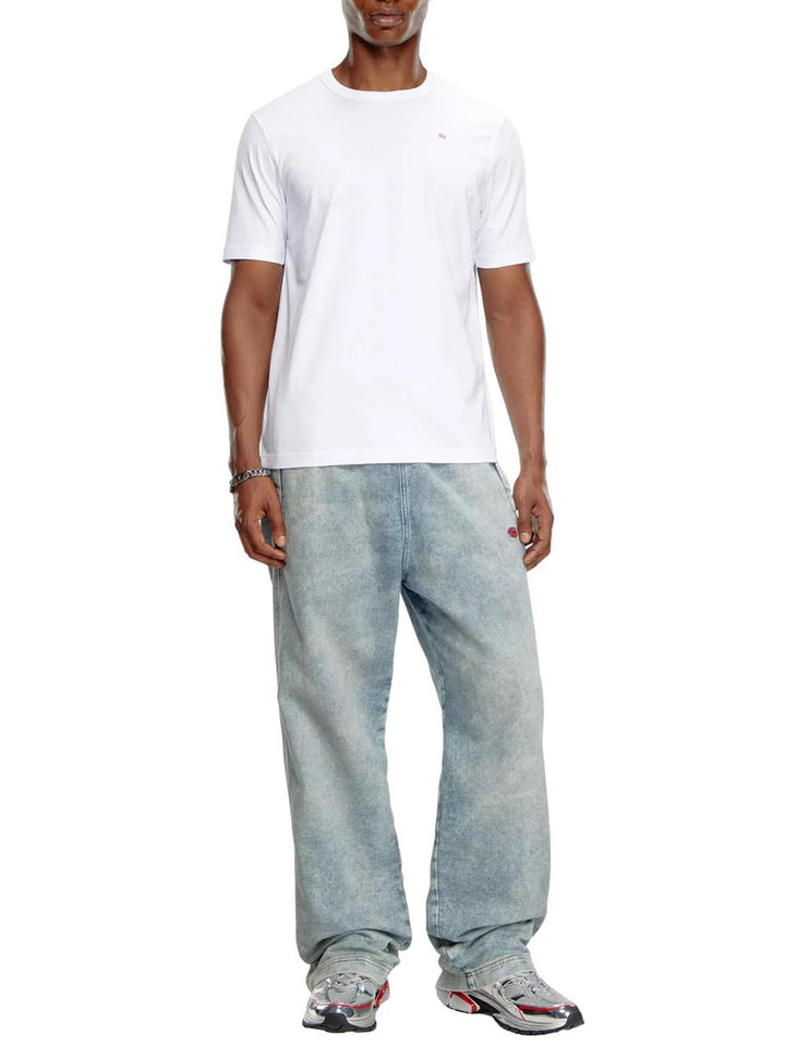 Diesel T-shirt Uomo T-AdjusT-Microdiv A14931 Bianco