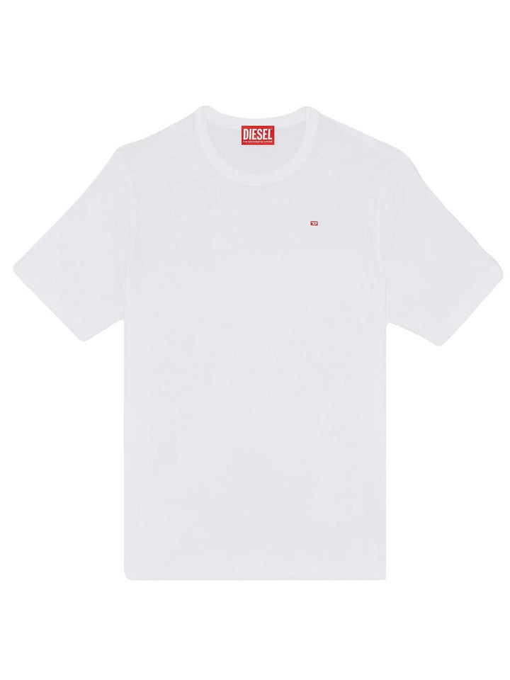Diesel T-shirt Uomo T-AdjusT-Microdiv A14931 Bianco