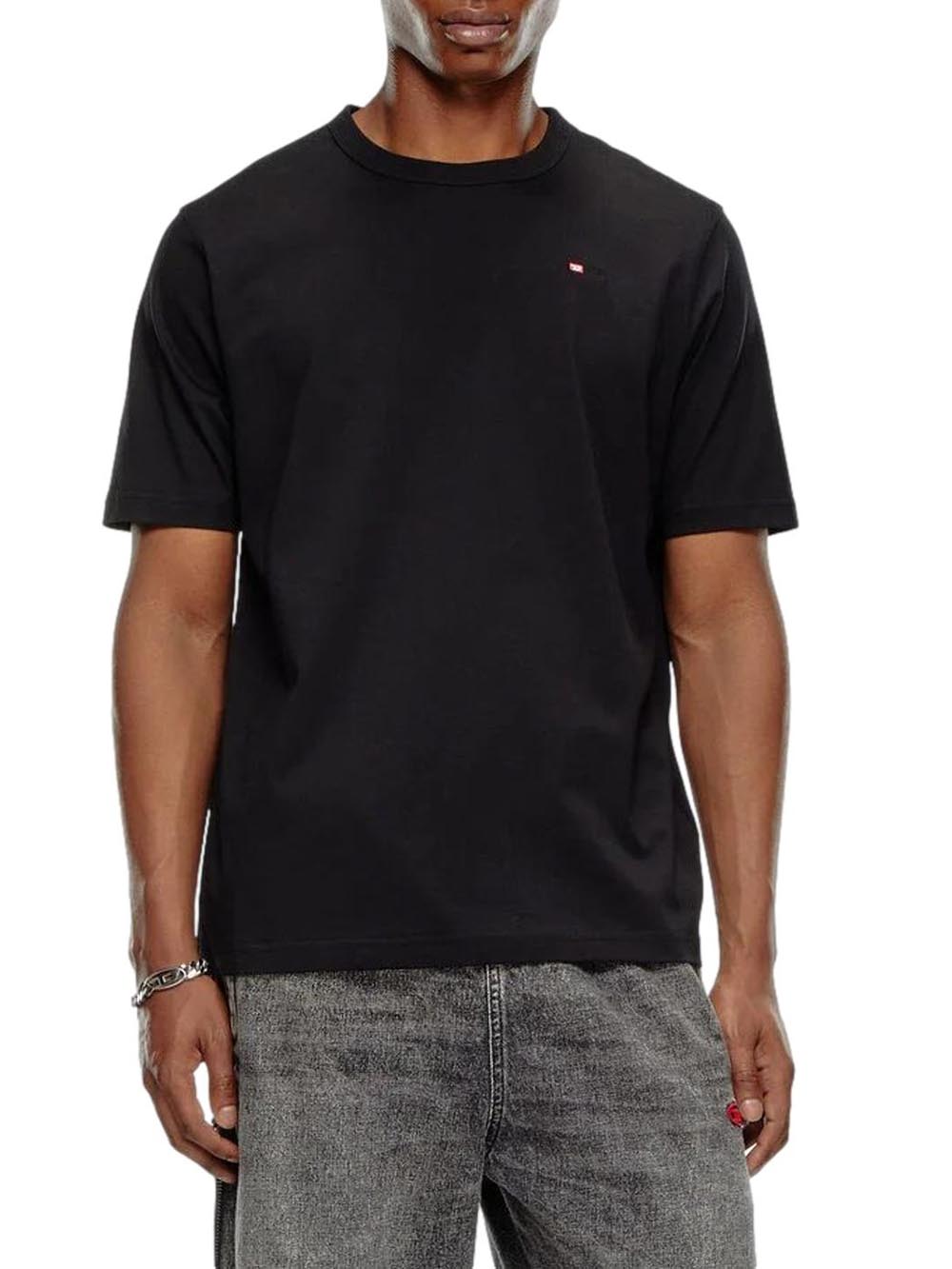 Diesel T-shirt Uomo T-AdjusT-Microdiv A14931 Nero