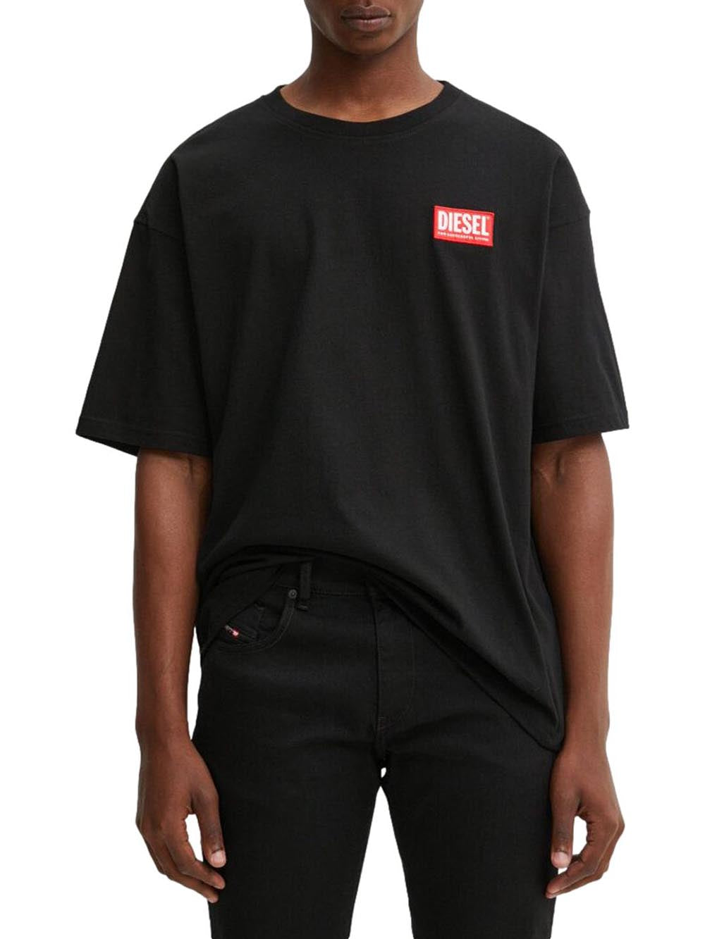 Diesel T-shirt Uomo T-Boxt Lab A14947 Nero