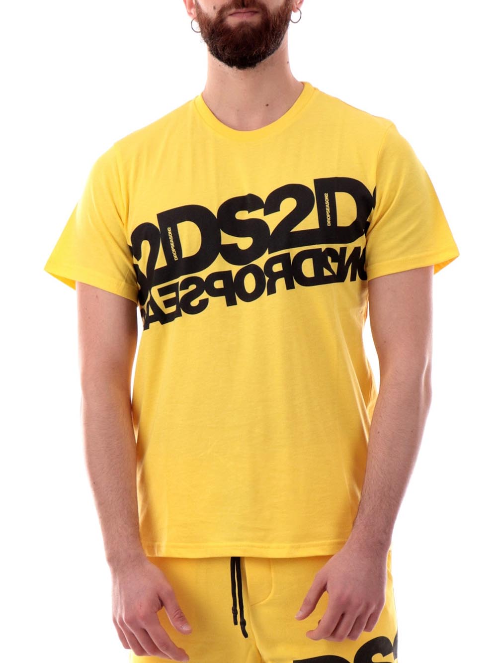 Ds2 T-shirt Uomo Ss25240 Giallo