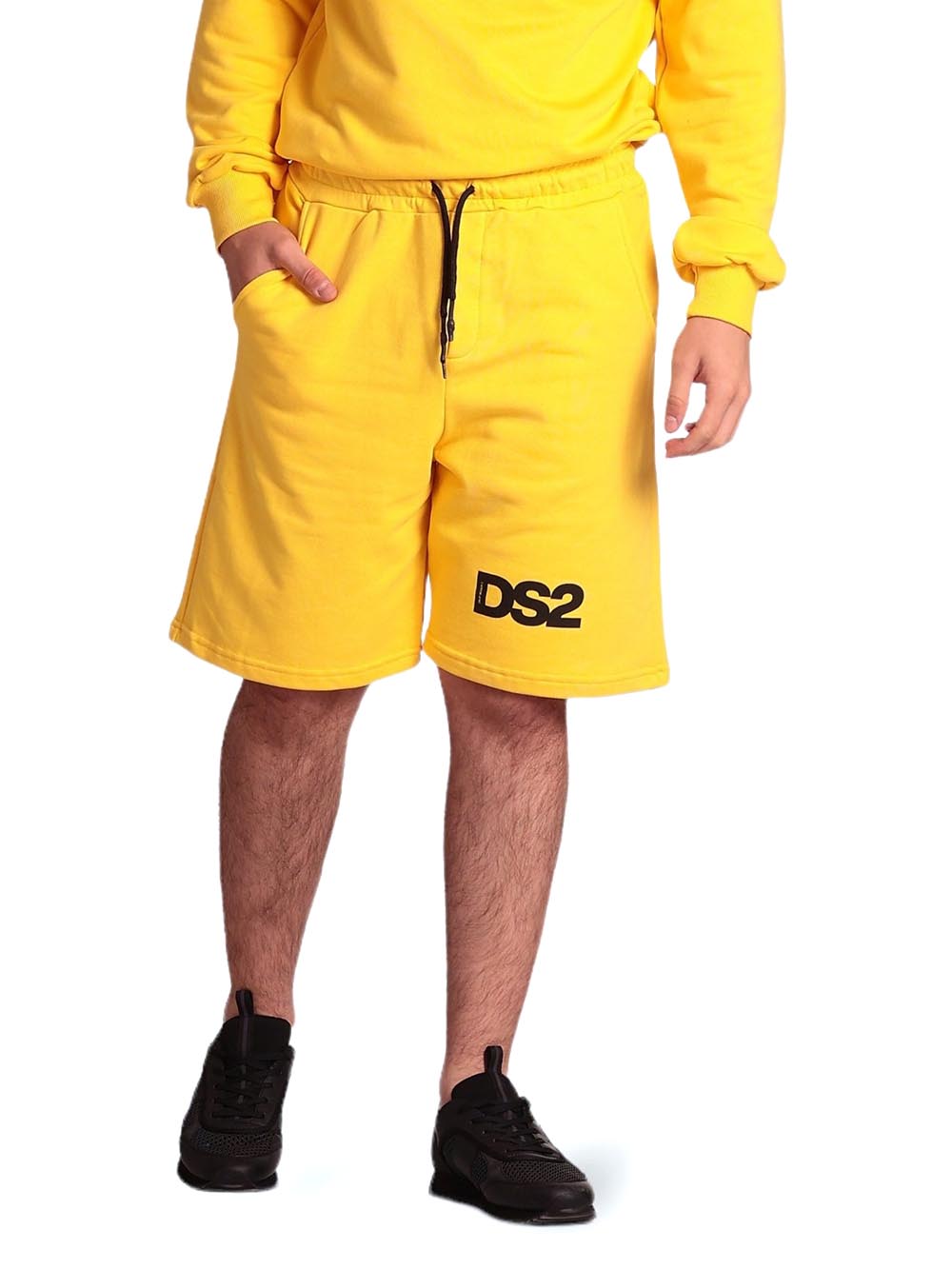 Ds2 Bermuda Uomo Ss25260 Giallo