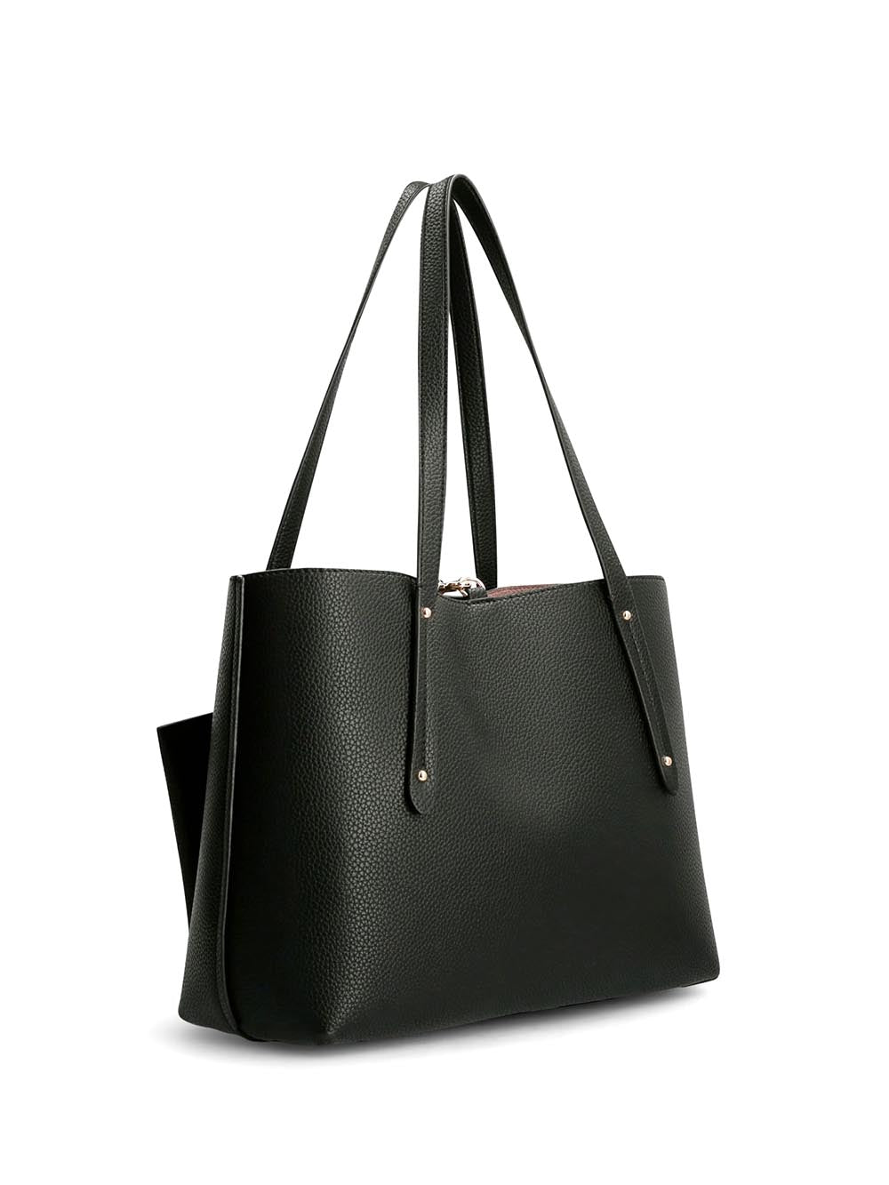 Guess Borsa a Spalla Donna Hwevg8 39023 Eco Brenton Nero