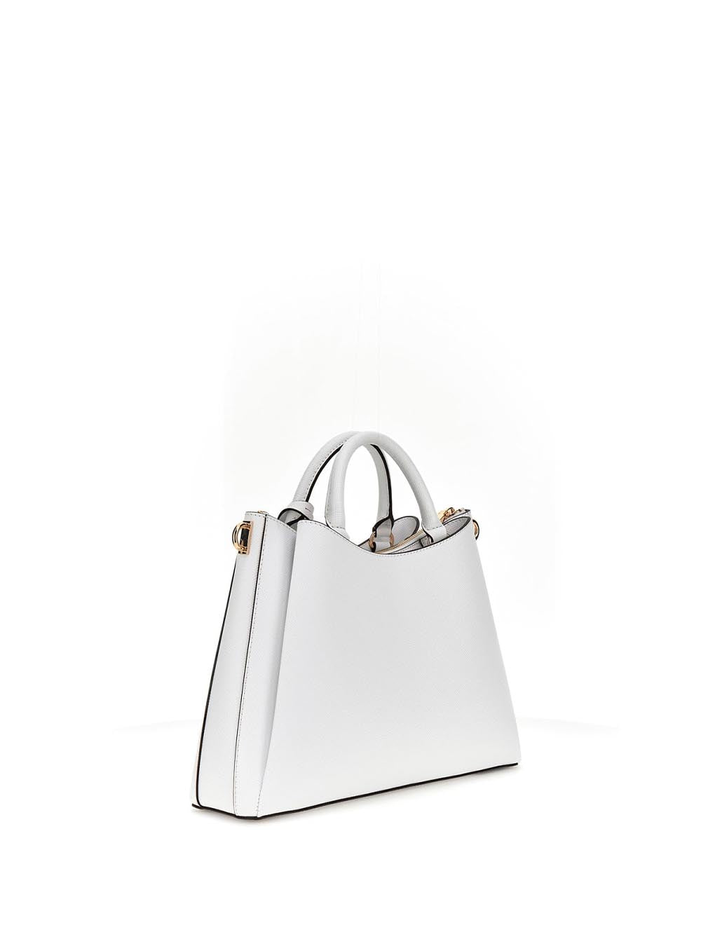 Guess Borsa a Mano Donna Hwezg9 52306 Eco Jazlynn Bianco