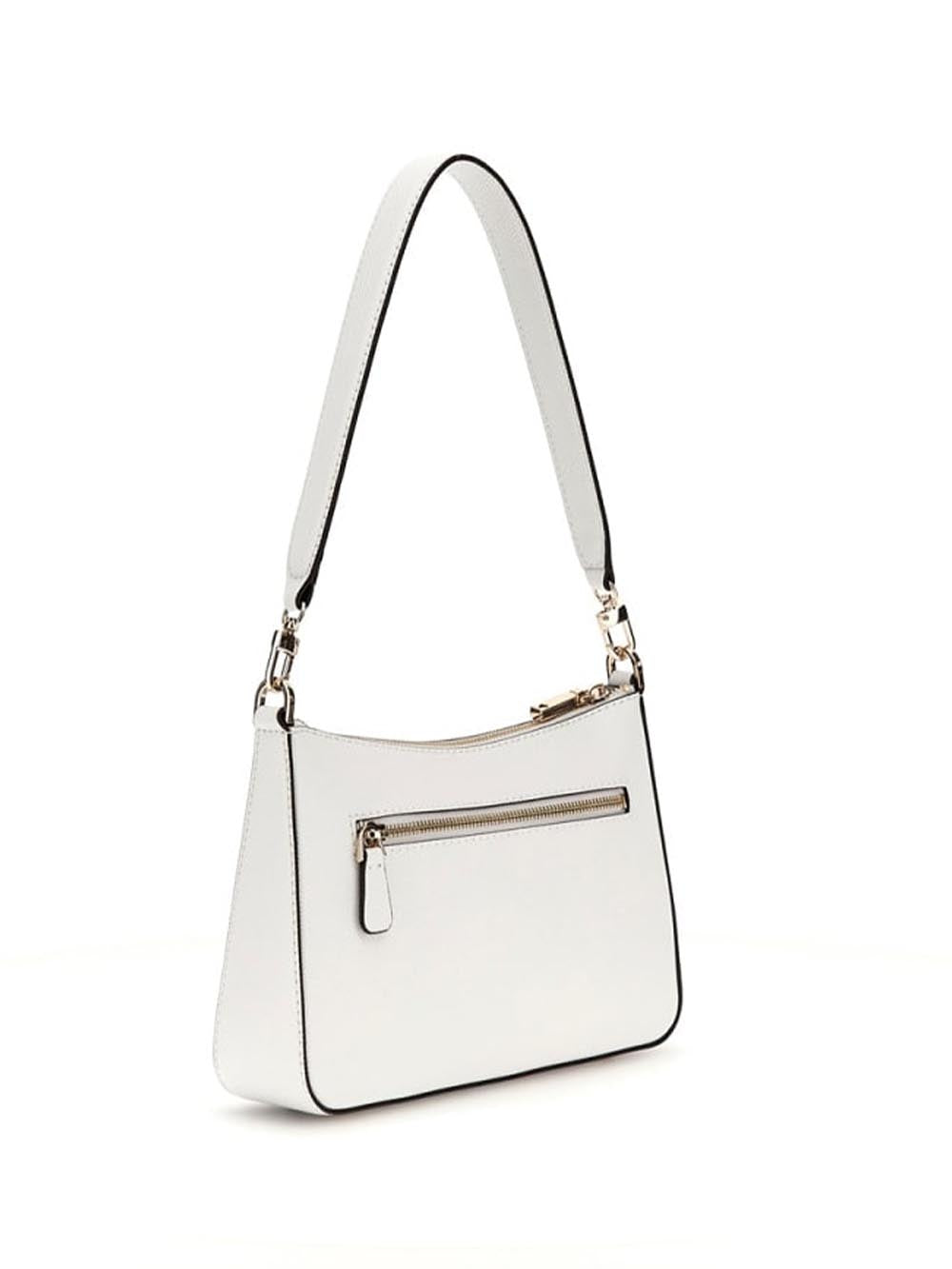 Guess Borsa a Spalla Donna Hwezg9 52317 Eco Jazlynn Bianco