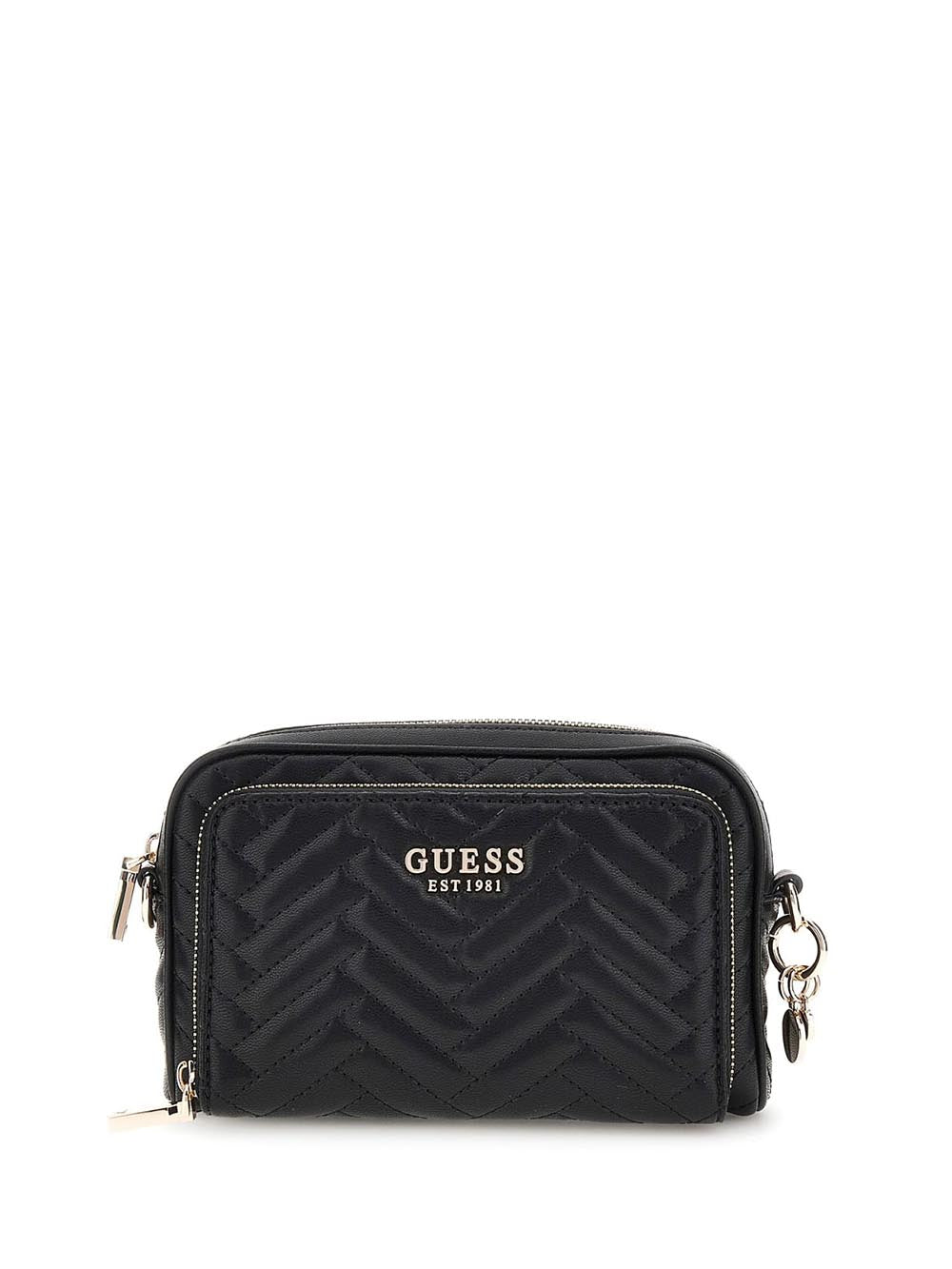 Guess Borsa a Tracolla Donna Hwqg95 08140 Anning Nero