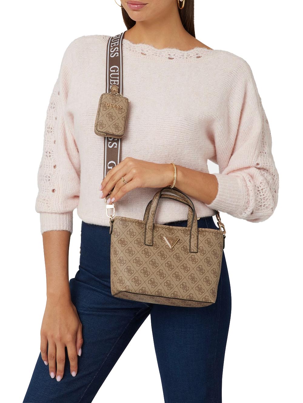 Guess Portafoglio Donna Swzg85 00157 Laurel Nero