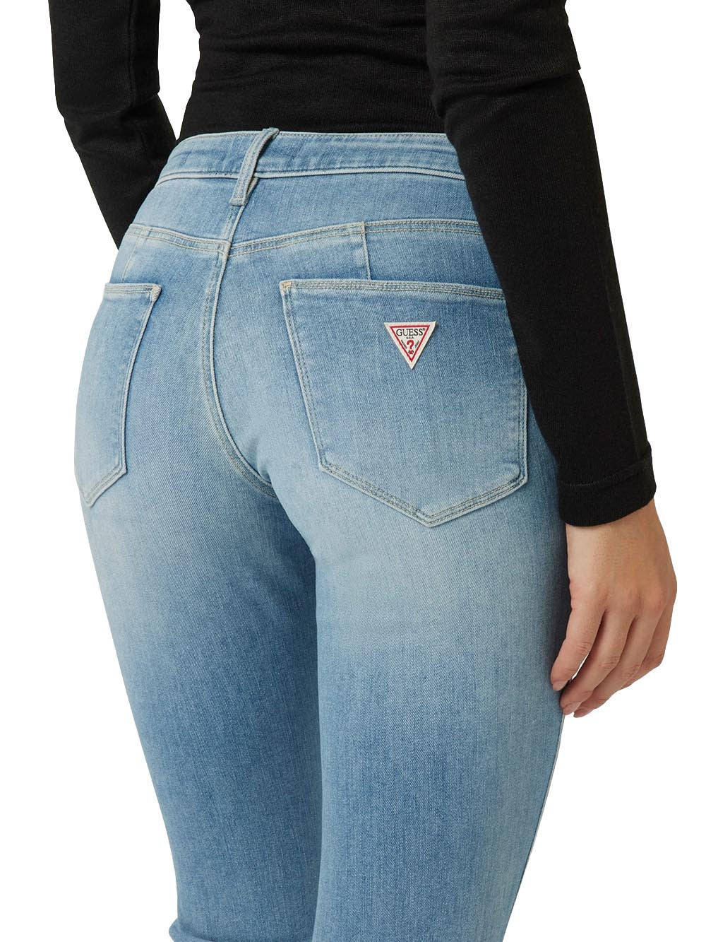 Guess Jeans Donna W2yaj2 D4q01 Curve X Chiaro