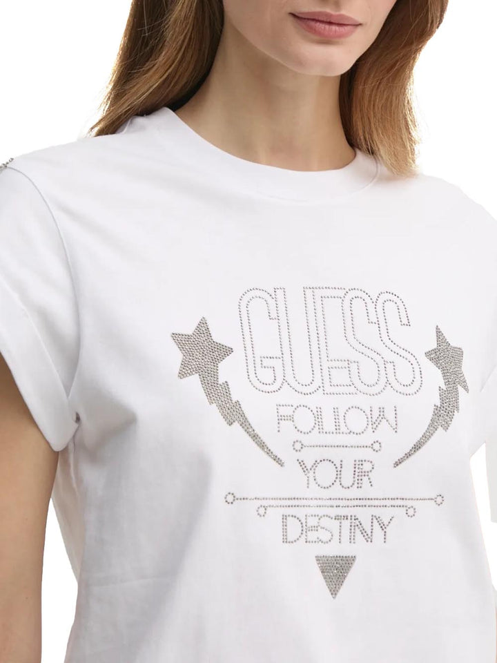 Guess T-shirt Donna W5ri06 I3z14 Bianco
