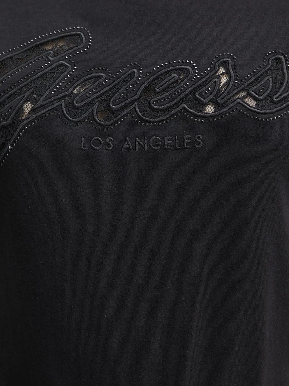 Guess T-shirt Donna W5ri08 K9rm1 Nero