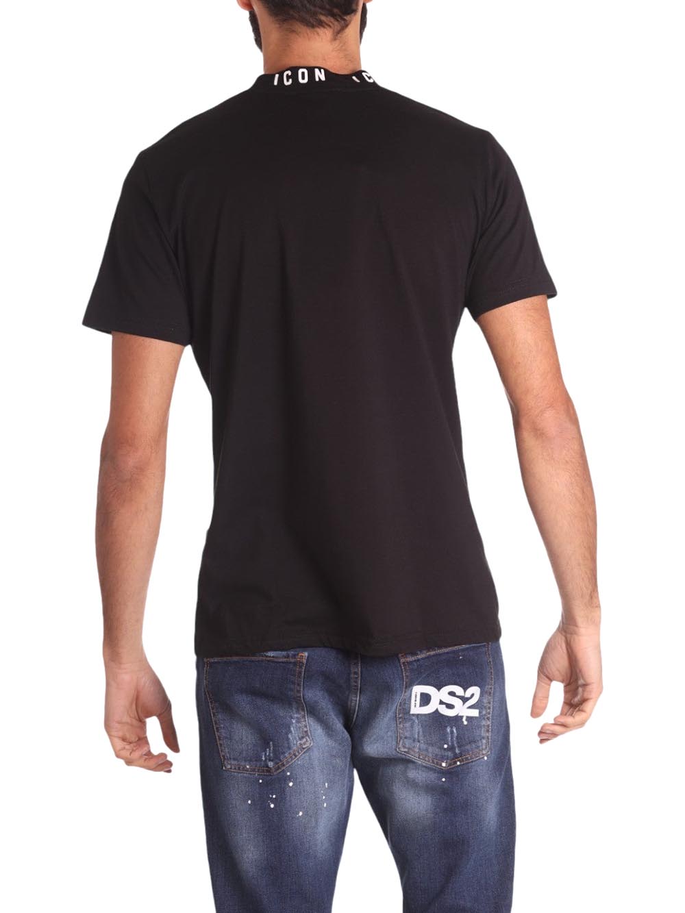 ICON T-shirt Uomo Icus2s5t002 Nero