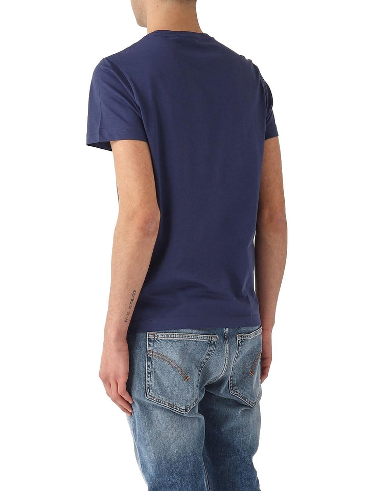 K-Way T-shirt Uomo K007je0 Le Vrai Edouard Blu inchiostro