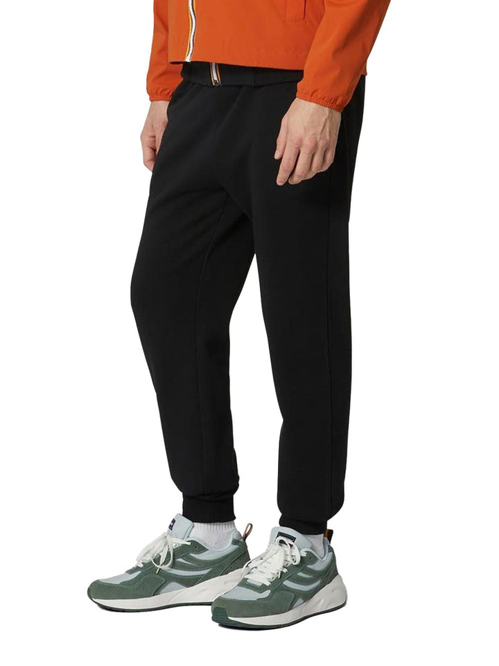 K-Way Pantalone Unisex K31313w Le Vrai Bishop Poly Cotton Nero