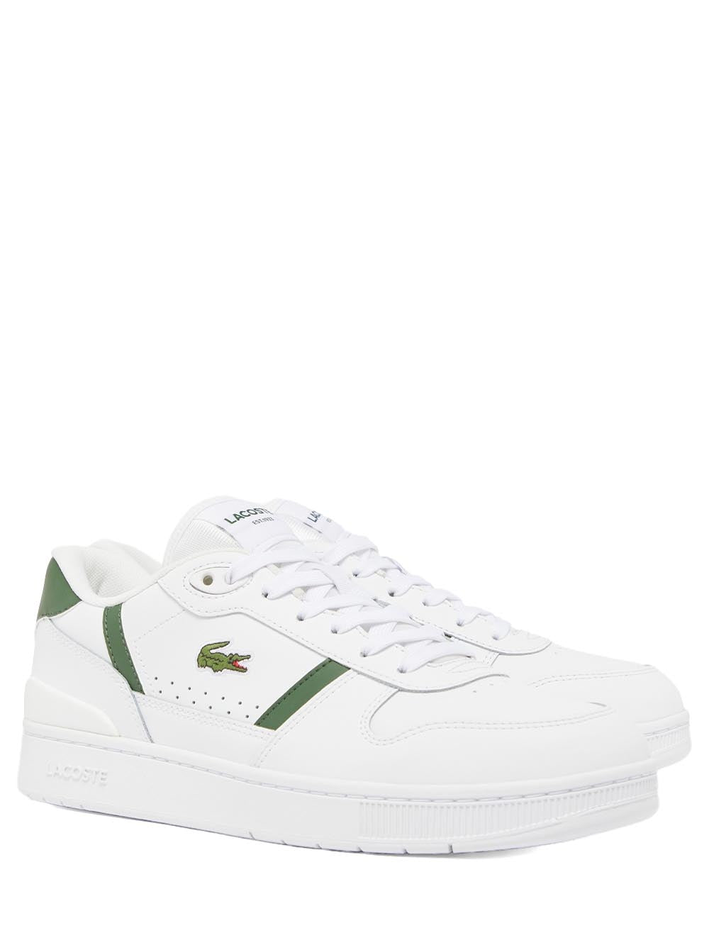 Lacoste Sneaker Uomo T-Clip Set 224 2 S Bianco/verde