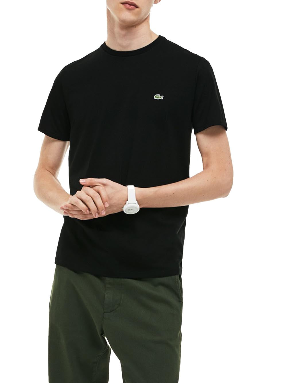 Lacoste T-shirt Uomo Th6709 Nero