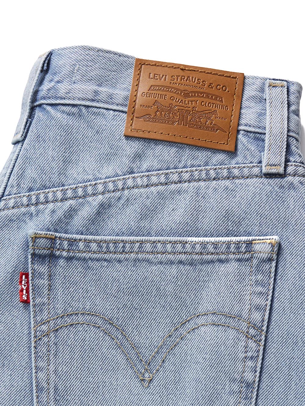 Levi's Short Donna High Baggy Short A9311 Chiaro