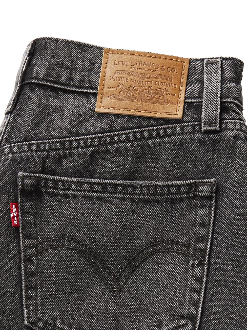 Levi's Short Donna High Baggy Short A9311 Nero