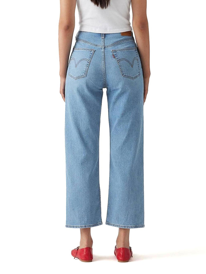 Levi's Jeans Donna Ribcage Straight Ankle 72693 Chiaro