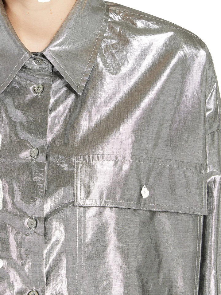 Max Mara Weekend Camicia Donna Aldeno 2515111061600 Silver