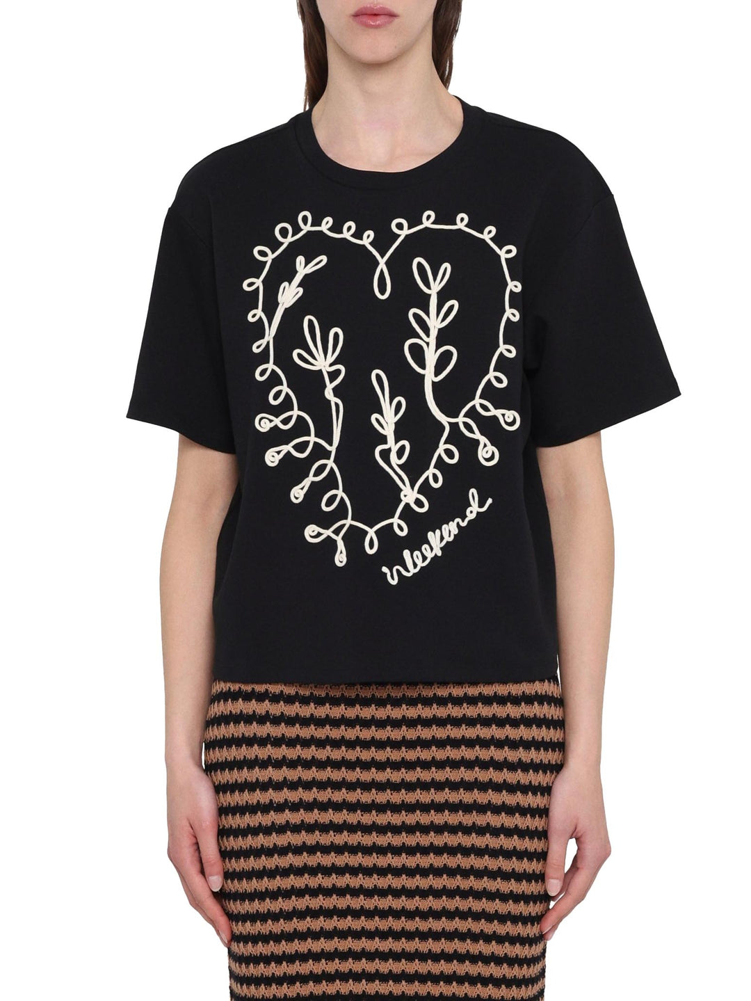 Max Mara Weekend T-shirt Donna Lecco 2515941052600 Nero
