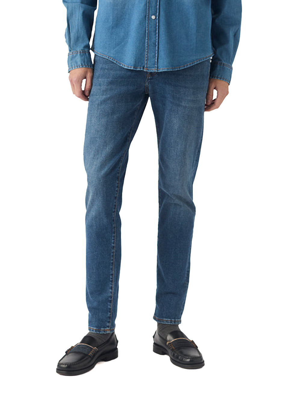 Roy Roger's Jeans Uomo 517 Man Rru075 Ch42 Medio