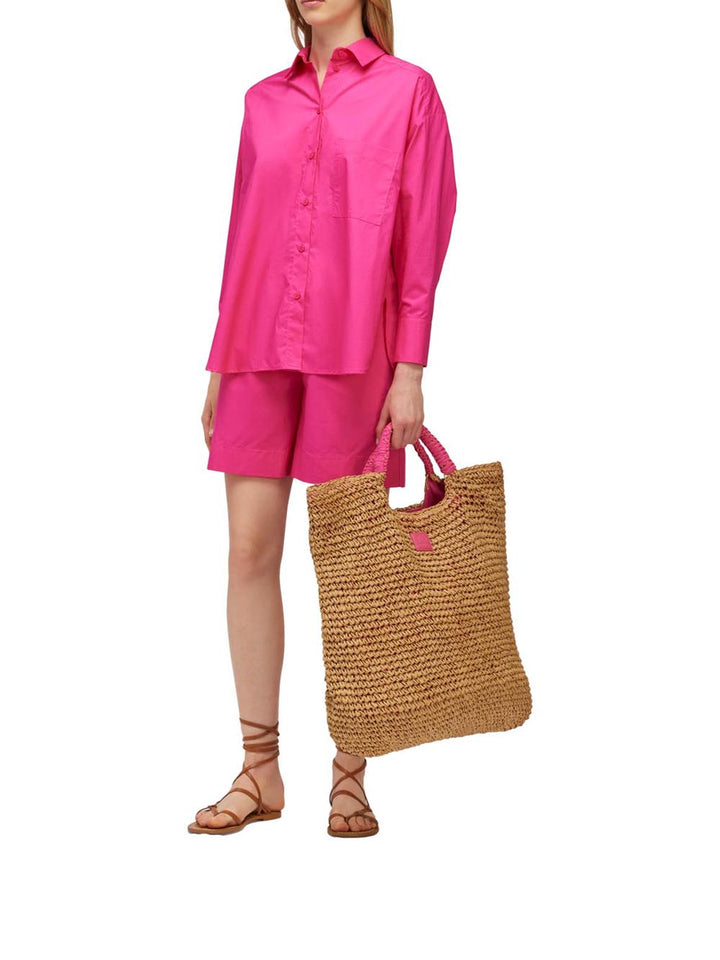 Sundek Borsa Mare Donna Aw825abpa100 Beige/fucsia