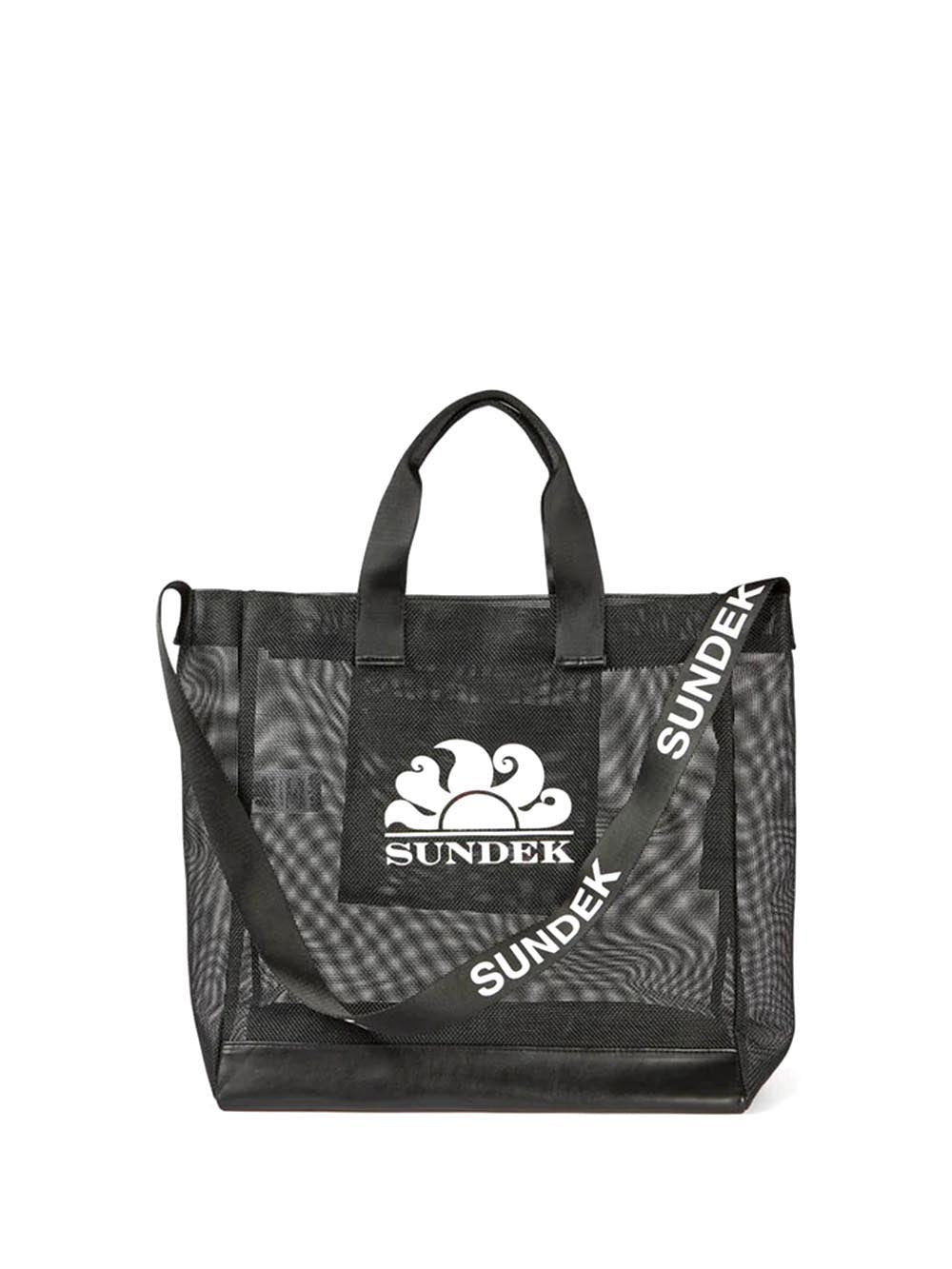 Sundek Borsa Mare Donna Aw828abp7300 Nero